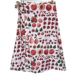 Lisa Says Gah Fruit Cocktail Capri Wrap Skirt